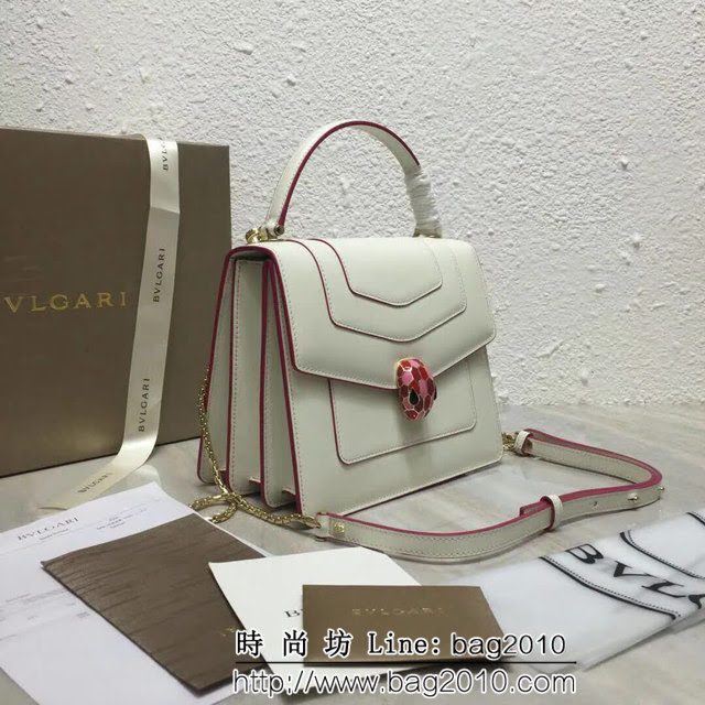 BVLGARI寶格麗 專櫃新款 原單品質 蛇頭扣環 手提單肩斜挎包 可拆卸肩帶 38329 FYD1289